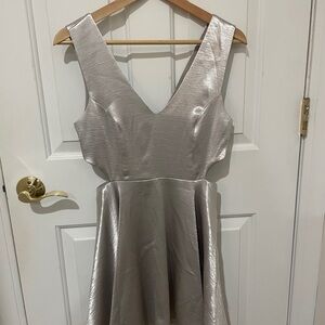 Urban Outfitters Silver Mini Dress
